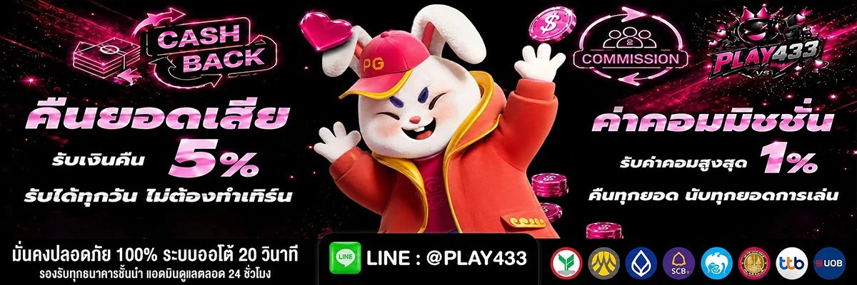 ระบบฝากถอนออโต้ PLAY433 รองรับทุกธนาคารและวอลเล็ต